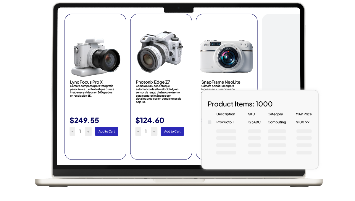 MAP monitoring software setup and data acquisition dashboard